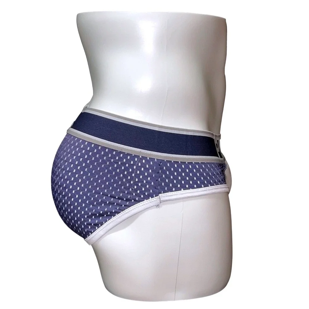 PUMP! Mesh Briefs Blue/White/Gray Size XXL (34-36)‎ NWT